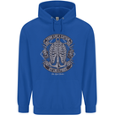 Think Like a Pirate Act Captian Sailing Mens 80% Cotton Hoodie Royal Blue