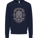 Think Like a Pirate Act Captian Sailing Mens Sweatshirt Jumper Navy Blue