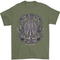 Think Like a Pirate Act Captian Sailing Mens T-Shirt Cotton Gildan Military Green