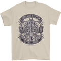 Think Like a Pirate Act Captian Sailing Mens T-Shirt Cotton Gildan Sand