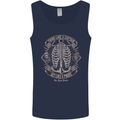 Think Like a Pirate Act Captian Sailing Mens Vest Tank Top Navy Blue