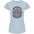 Think Like a Pirate Act Captian Sailing Womens Petite Cut T-Shirt Light Blue