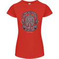 Think Like a Pirate Act Captian Sailing Womens Petite Cut T-Shirt Red