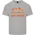 Thinking About Chickens Funny Farm Farmer Mens Cotton T-Shirt Tee Top Sports Grey