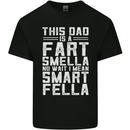 This Dad Is a Fart Smella Funny Fathers Day Mens Cotton T-Shirt Tee Top Black