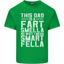 This Dad Is a Fart Smella Funny Fathers Day Mens Cotton T-Shirt Tee Top Irish Green