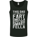 This Dad Is a Fart Smella Funny Fathers Day Mens Vest Tank Top Black