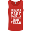 This Dad Is a Fart Smella Funny Fathers Day Mens Vest Tank Top Red