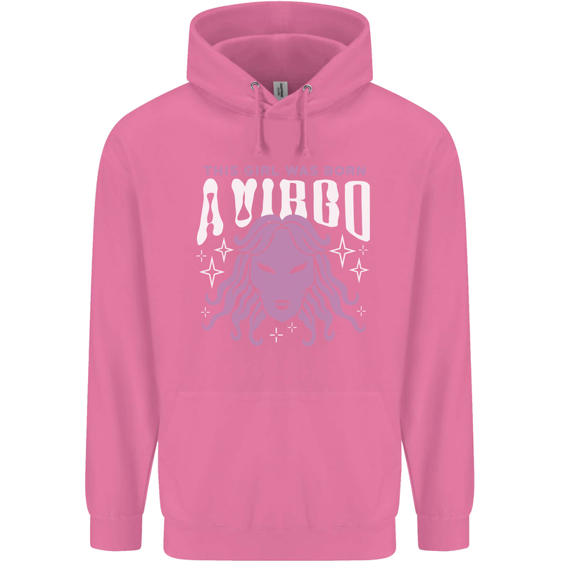 This Girl Was Born Virgo Childrens Kids Hoodie Azalea
