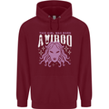 This Girl Was Born Virgo Childrens Kids Hoodie Maroon