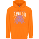 This Girl Was Born Virgo Childrens Kids Hoodie Orange