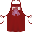 This Girl Was Born Virgo Cotton Apron 100% Organic Maroon