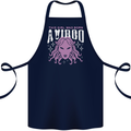 This Girl Was Born Virgo Cotton Apron 100% Organic Navy Blue