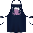 This Girl Was Born Virgo Cotton Apron 100% Organic Navy Blue