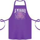 This Girl Was Born Virgo Cotton Apron 100% Organic Purple