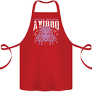 This Girl Was Born Virgo Cotton Apron 100% Organic Red