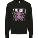 This Girl Was Born Virgo Kids Sweatshirt Jumper Black