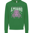 This Girl Was Born Virgo Kids Sweatshirt Jumper Irish Green