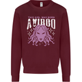 This Girl Was Born Virgo Kids Sweatshirt Jumper Maroon