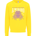 This Girl Was Born Virgo Kids Sweatshirt Jumper Yellow
