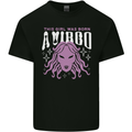 This Girl Was Born Virgo Kids T-Shirt Childrens Black