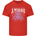 This Girl Was Born Virgo Kids T-Shirt Childrens Red
