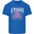 This Girl Was Born Virgo Kids T-Shirt Childrens Royal Blue