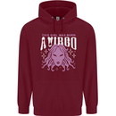 This Girl Was Born Virgo Mens 80% Cotton Hoodie Maroon