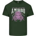 This Girl Was Born Virgo Mens Cotton T-Shirt Tee Top Forest Green