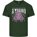 This Girl Was Born Virgo Mens Cotton T-Shirt Tee Top Forest Green