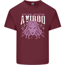 This Girl Was Born Virgo Mens Cotton T-Shirt Tee Top Maroon