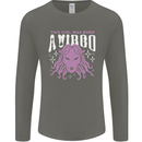 This Girl Was Born Virgo Mens Long Sleeve T-Shirt Charcoal