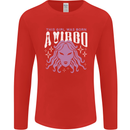 This Girl Was Born Virgo Mens Long Sleeve T-Shirt Red