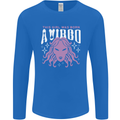 This Girl Was Born Virgo Mens Long Sleeve T-Shirt Royal Blue