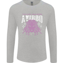 This Girl Was Born Virgo Mens Long Sleeve T-Shirt Sports Grey