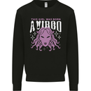 This Girl Was Born Virgo Mens Sweatshirt Jumper Black