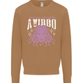 This Girl Was Born Virgo Mens Sweatshirt Jumper Caramel Latte