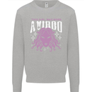 This Girl Was Born Virgo Mens Sweatshirt Jumper Sports Grey