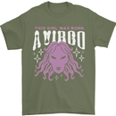 This Girl Was Born Virgo Mens T-Shirt 100% Cotton Military Green