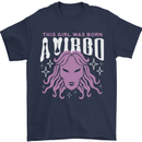 This Girl Was Born Virgo Mens T-Shirt 100% Cotton Navy Blue
