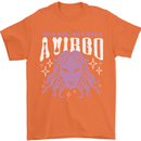 This Girl Was Born Virgo Mens T-Shirt 100% Cotton Orange