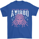 This Girl Was Born Virgo Mens T-Shirt 100% Cotton Royal Blue