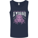 This Girl Was Born Virgo Mens Vest Tank Top Navy Blue