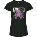 This Girl Was Born Virgo Womens Petite Cut T-Shirt Black