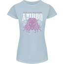 This Girl Was Born Virgo Womens Petite Cut T-Shirt Light Blue