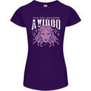 This Girl Was Born Virgo Womens Petite Cut T-Shirt Purple