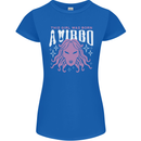 This Girl Was Born Virgo Womens Petite Cut T-Shirt Royal Blue