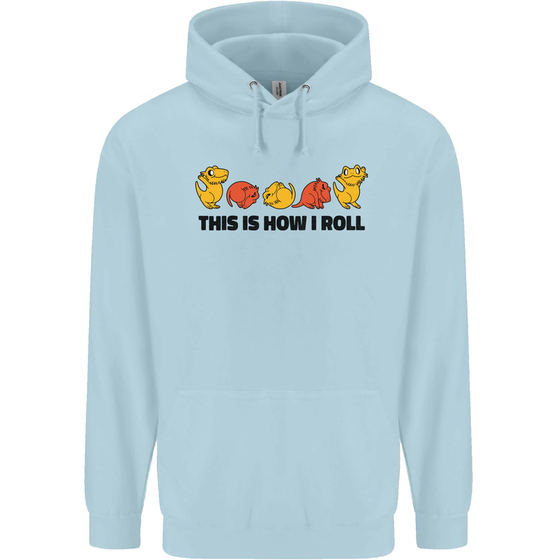 This Is How I Roll RPG Role Playing Game Childrens Kids Hoodie Light Blue