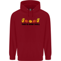 This Is How I Roll RPG Role Playing Game Childrens Kids Hoodie Red