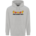 This Is How I Roll RPG Role Playing Game Childrens Kids Hoodie Sports Grey